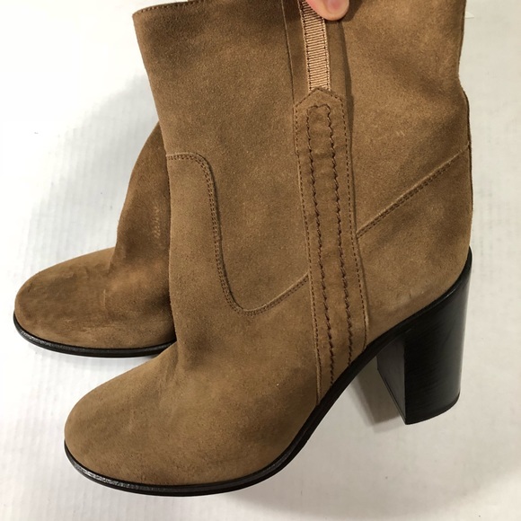 Kate Spade tan suede ankle boots size 10 1/2 - Picture 3 of 8